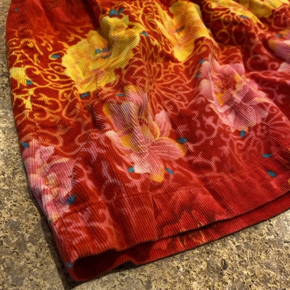 Kenzo Jungle Corduroy Floral Dress Jumper 12 Months - Picture 7 of 17